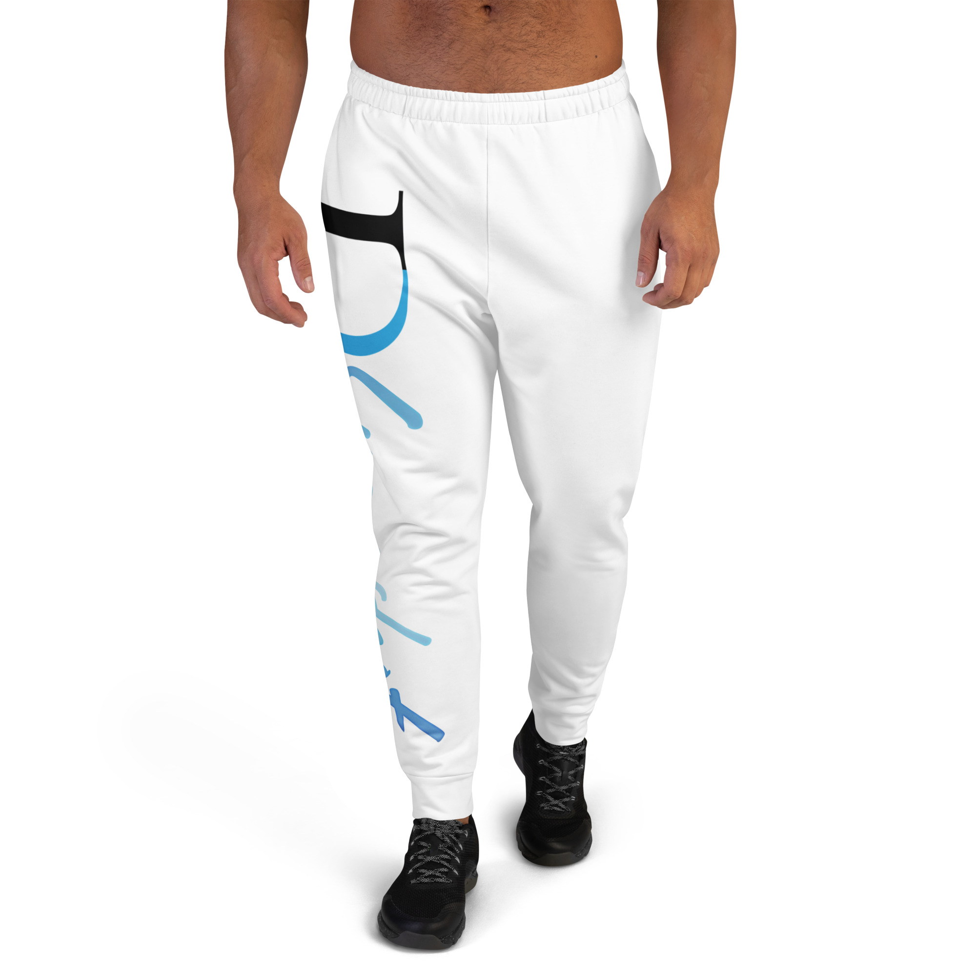 JD Snapshot Men's Joggers Black/Blue Logo - White - Image 3