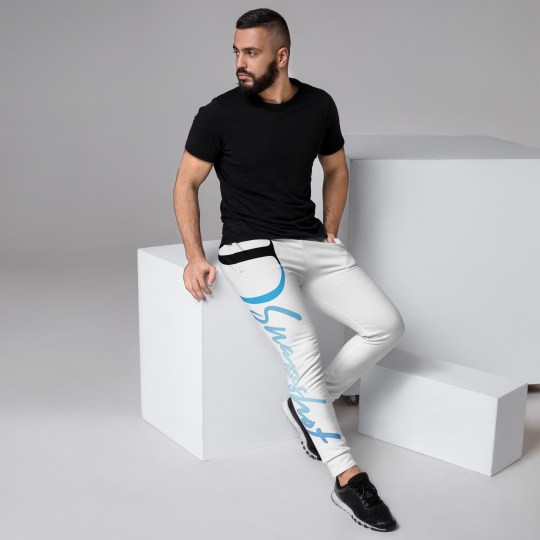 JD Snapshot Men's Joggers Black/Blue Logo - White