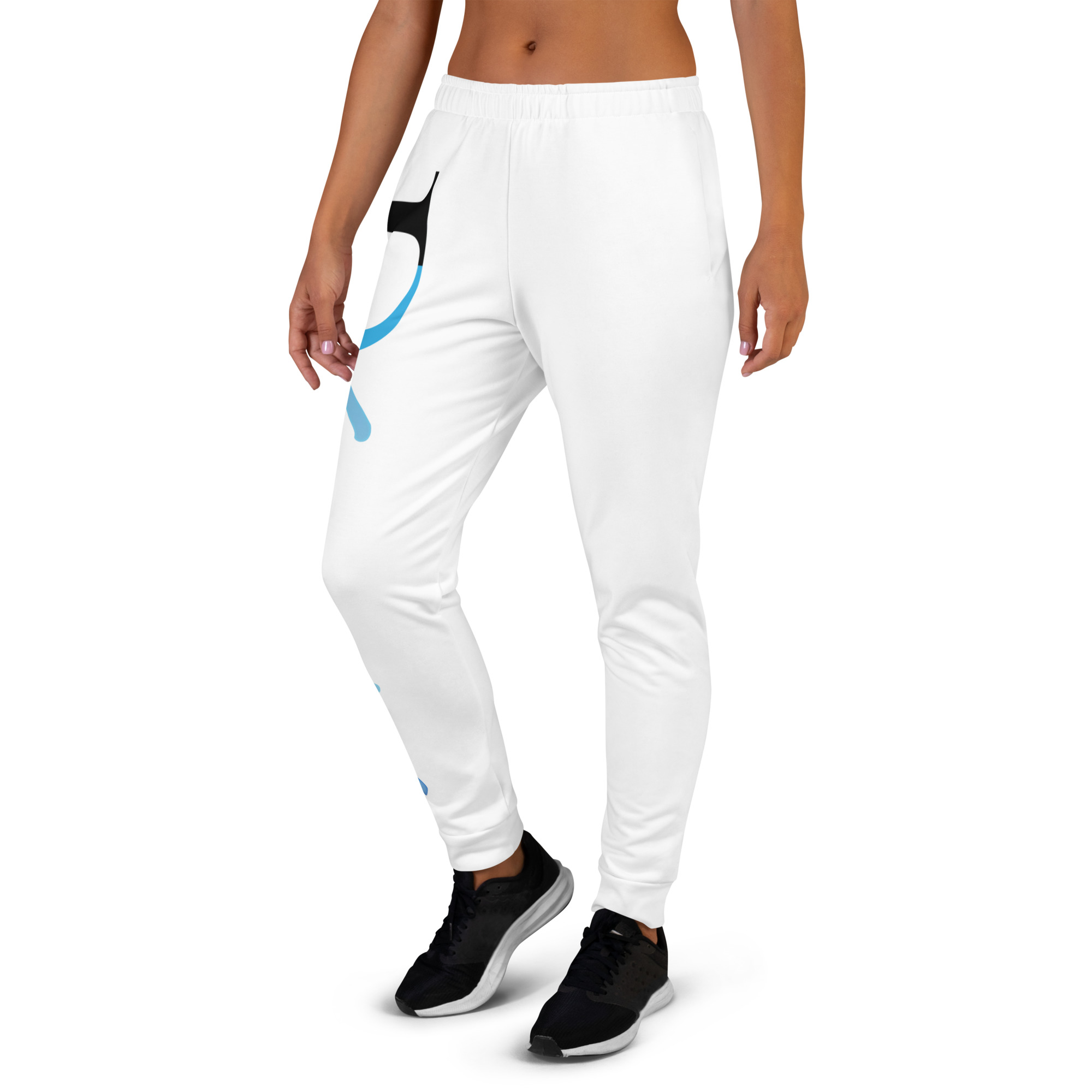 JD Snapshot Women's Joggers Black/Blue Logo - White - Image 4