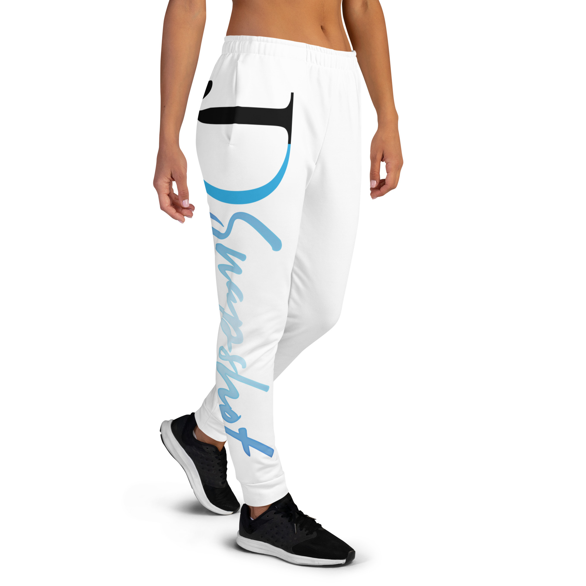 JD Snapshot Women's Joggers Black/Blue Logo - White - Image 2