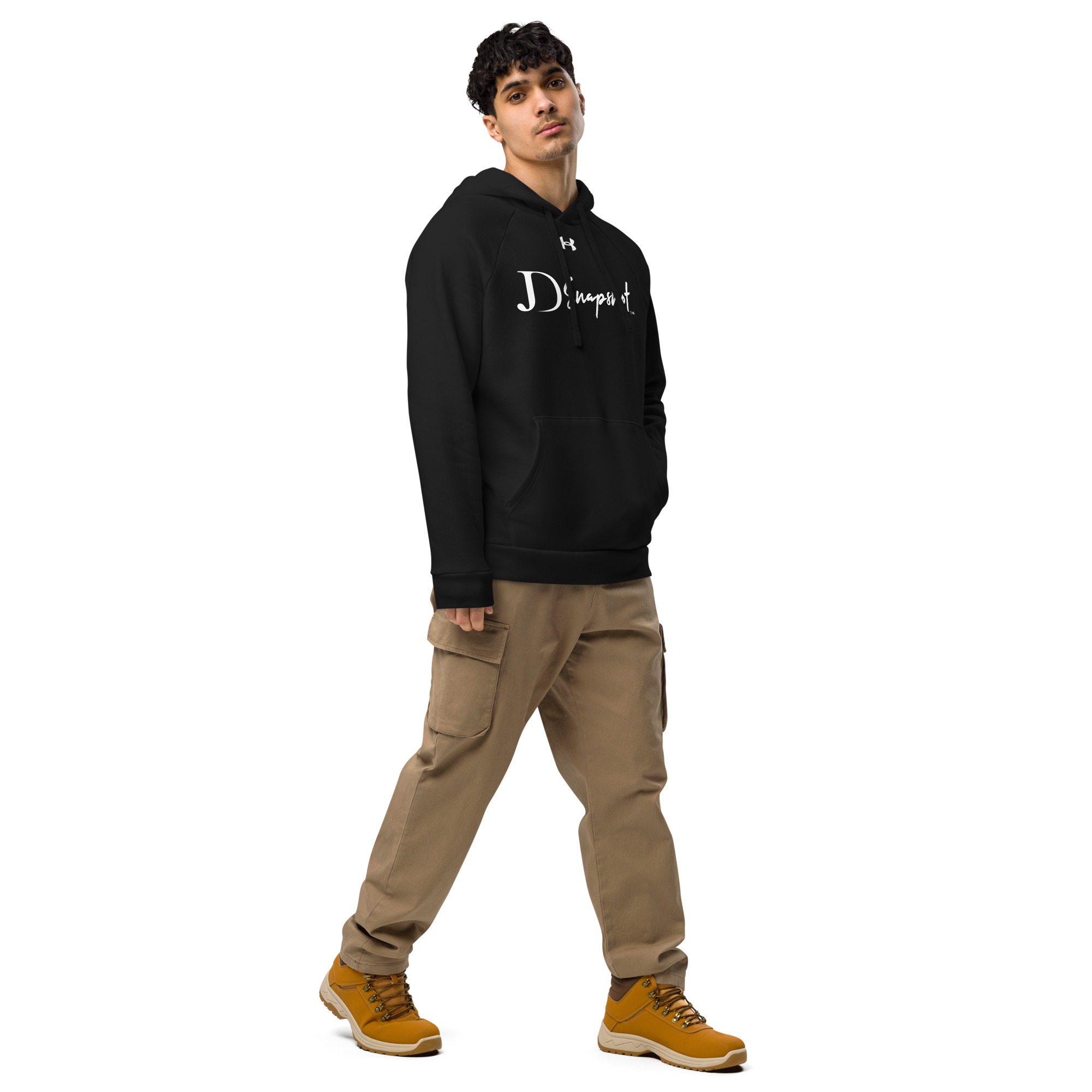 JD Snapshot Under Armour® Hoodie White Logo - Image 5