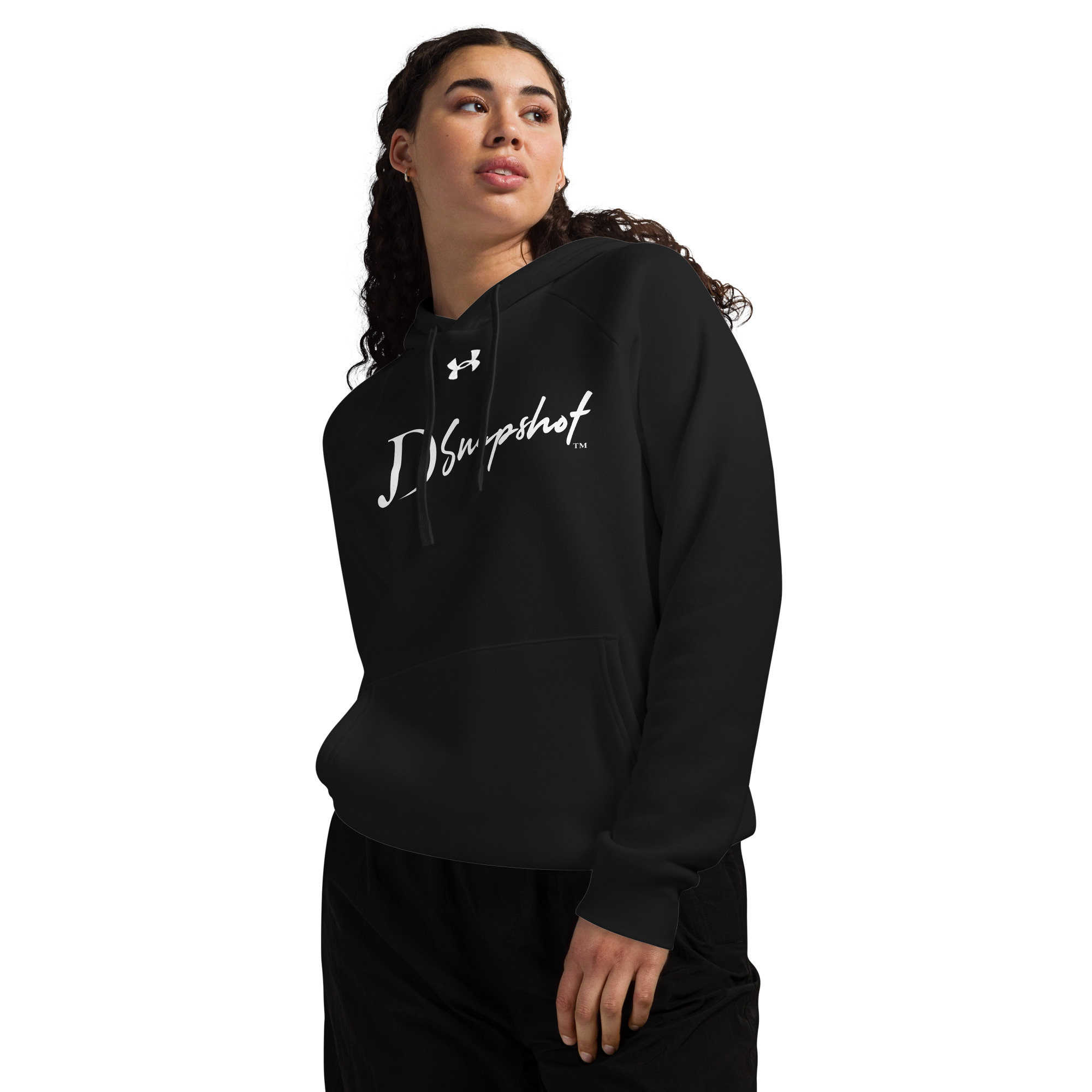 JD Snapshot Under Armour® Hoodie White Logo - Image 14