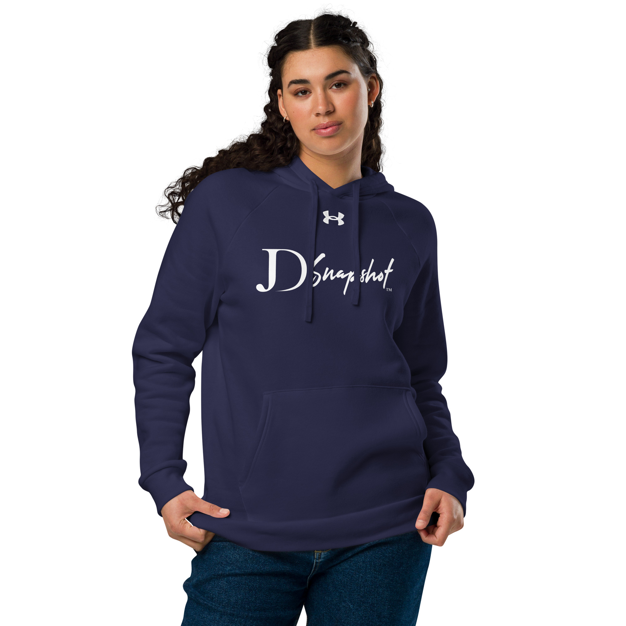 JD Snapshot Under Armour® Hoodie White Logo - Image 16