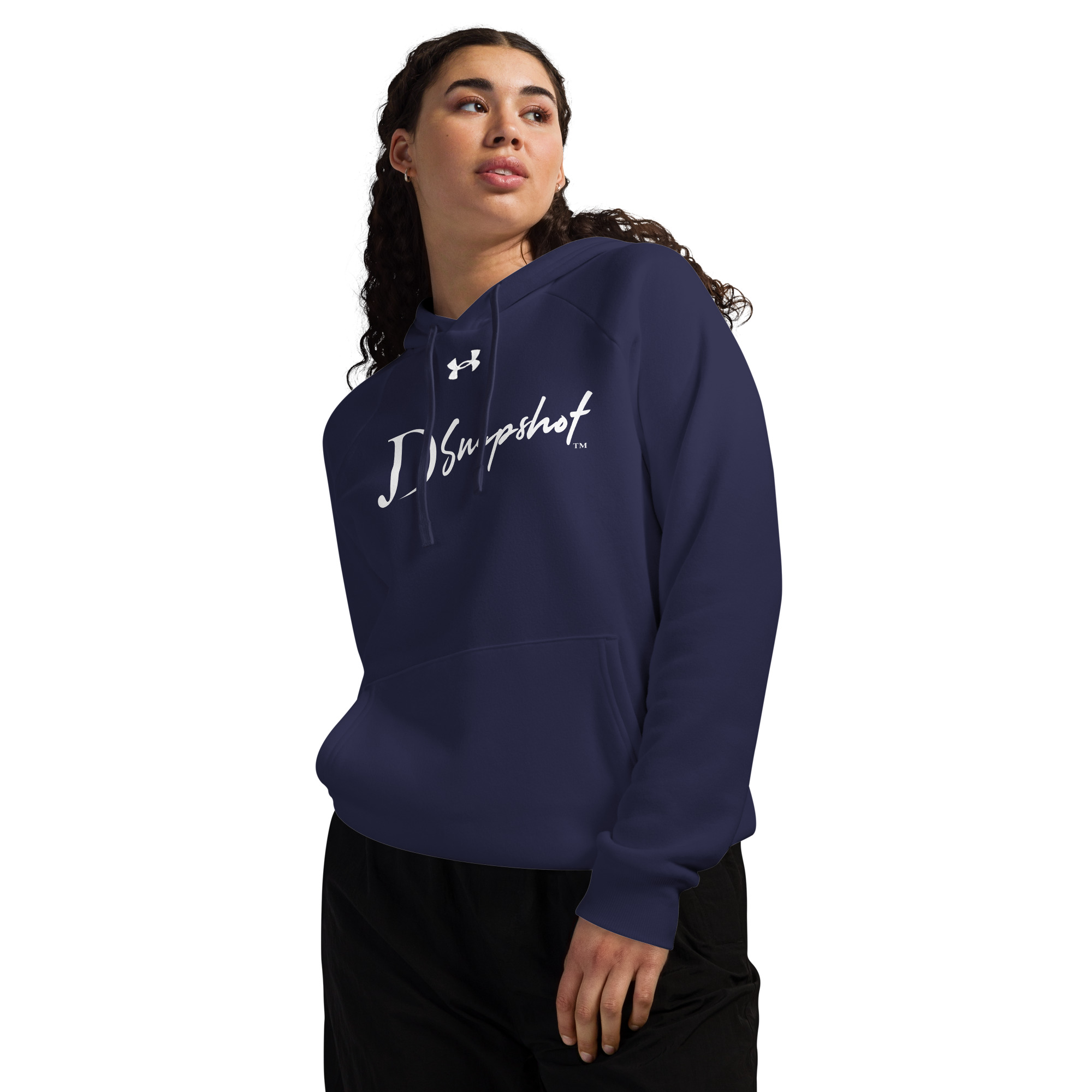 JD Snapshot Under Armour® Hoodie White Logo - Image 17